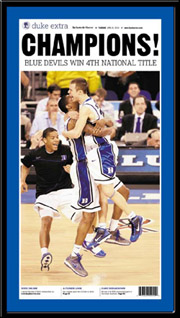 Duke 2010 National Champions Poster